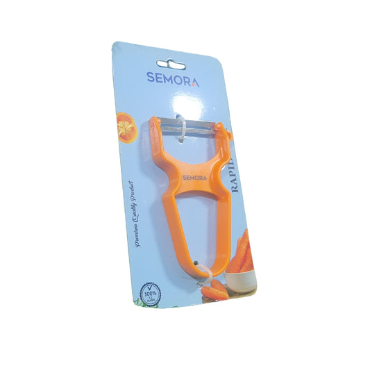 Semora Rapid Peeler | Stainless Steel Sharp Blades for Vegetables & Fruits