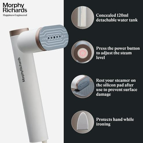 Morphy Richards Plastic Vogue Steam 1200 watts Garment Steamer 500021 Morphy Richards Plastic Vogue Steam 1200 watts Garment Steamer 500021