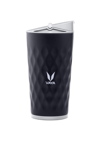 VAYA DRYNK Stainless Steel Water Bottle for Kids, 350ml Vacuum Insulated Flask Sipper Water Bottle with Magnetic Latch Lid, Hot and Cold Kids Water Bottle for Boys, Leakproof Bottle,Black VAYA DRYNK Stainless Steel Water Bottle for Kids, 350ml Vacuum Insulated Flask Sipper Water Bottle with Magnetic Latch Lid, Hot and Cold Kids Water Bottle for Boys, Leakproof Bottle,Black