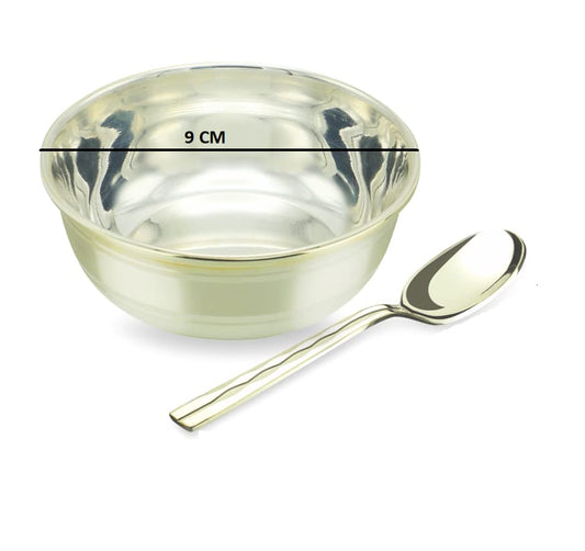 Royal Bowl with Spoon Silver Plated
