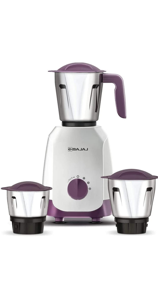 Bajaj Ninja Series Carve 750-Watt Mixer Grinder | Powerful Kitchen Appliance with 3 Stainless Steel Jars