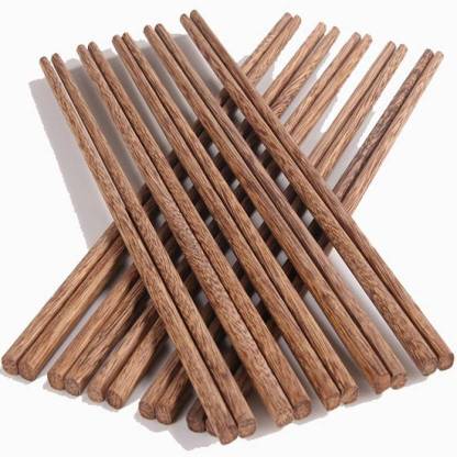 10 Pairs Natural Wooden Reusable Chopsticks for Sushi, Noodles, Fried Rice (24 cm, Brown) (Wooden Chopstick - Pair 10) 10 Pairs Natural Wooden Reusable Chopsticks for Sushi, Noodles, Fried Rice (24 cm, Brown) (Wooden Chopstick - Pair 10)