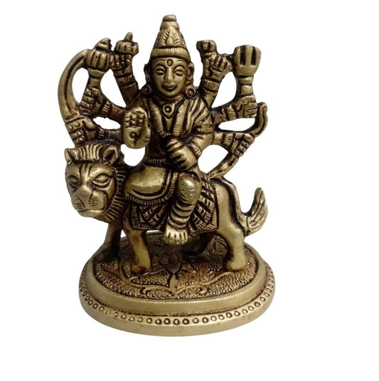 Brass Durga Mata Idol | Blessings of Peace, Prosperity & Protection for Home and Pooja