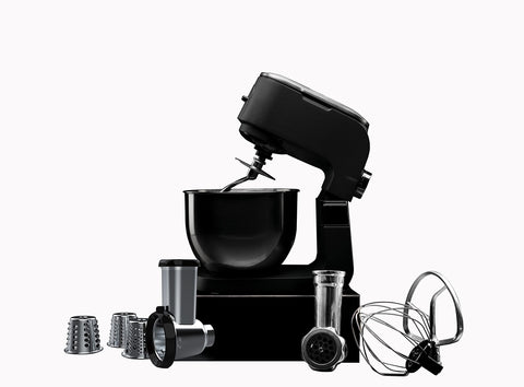 Hafele 1300W Viola Pro, Kitchen Machine With 6.5L Mixing Bowl, 3 Mixing Attachments, Vegetable Slicer (4 Attachments), Black Hafele 1300W Viola Pro, Kitchen Machine With 6.5L Mixing Bowl, 3 Mixing Attachments, Vegetable Slicer (4 Attachments), Black