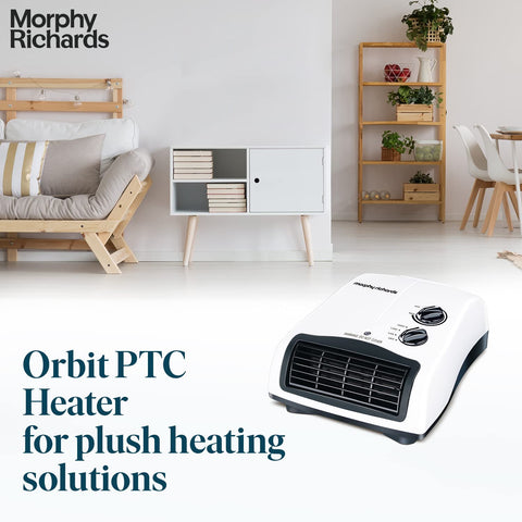 Morphy Richards Orbit 2000W PTC Room Heater (White) | Portable & Energy Efficient Heater - 290036 Morphy Richards Orbit 2000W PTC Room Heater (White) | Portable & Energy Efficient Heater - 290036
