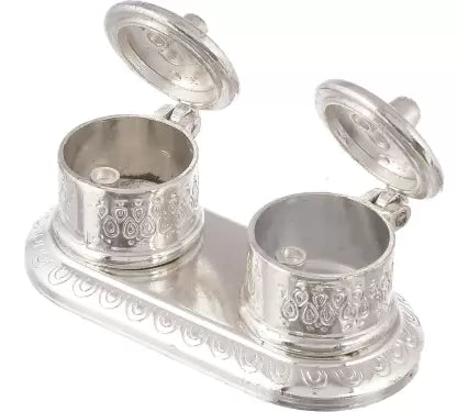 pooja items, return gifts, silver set