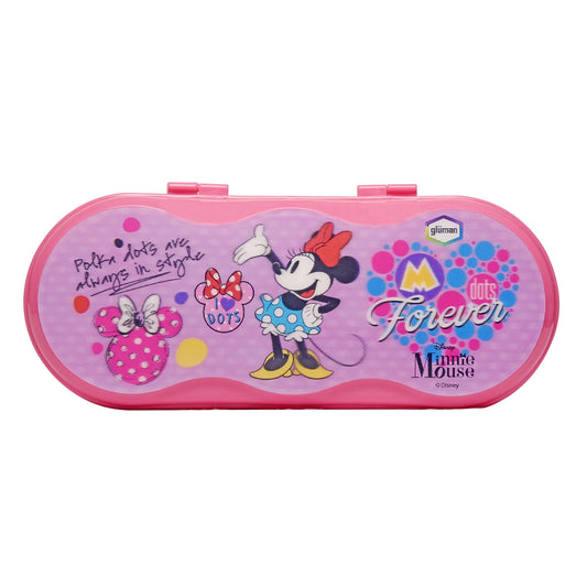 Gluman Peapod Stylish Pencil Box Minne - 3D | Magnetic Kids Pencil Case with Compartments