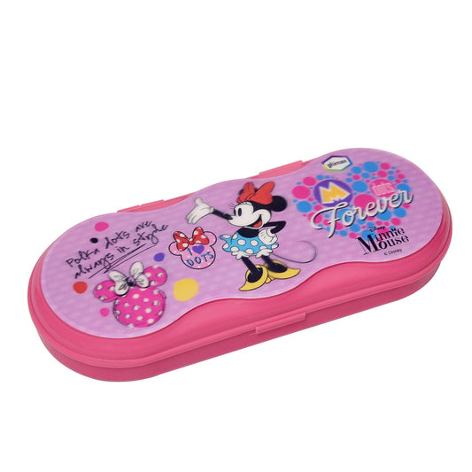 Gluman Peapod Stylish Pencil Box Minne - 3D | Magnetic Kids Pencil Case with Compartments