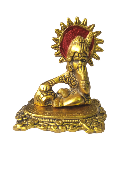 Gold Plated Baby Krishna Statue | Lord Krishna Bal Krishan Idol | Religious Sculpture Decorative Statue for Janmashtami Decor | Pooja Room Temple Shelf Showcase