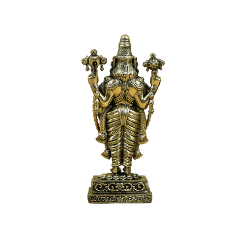 Brass Tirupati Balaji Idol with Garuda Base – Divine Home Decor & Puja Idol Brass Tirupati Balaji Idol with Garuda Base – Divine Home Decor & Puja Idol