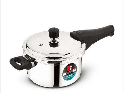 BERGNER BGIN-7863 TRIMAX OUTER LID PRESSURE COOKER 3 LITRES (IB) BERGNER BGIN-7863 TRIMAX OUTER LID PRESSURE COOKER 3 LITRES (IB)
