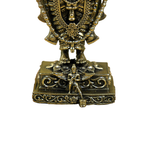Brass Tirupati Balaji Idol with Garuda Base – Divine Home Decor & Puja Idol Brass Tirupati Balaji Idol with Garuda Base – Divine Home Decor & Puja Idol