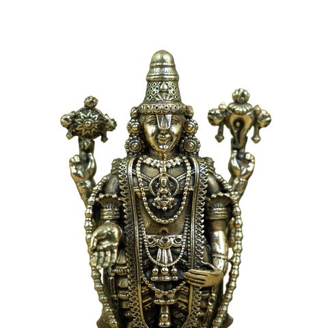 Brass Tirupati Balaji Idol with Garuda Base – Divine Home Decor & Puja Idol Brass Tirupati Balaji Idol with Garuda Base – Divine Home Decor & Puja Idol