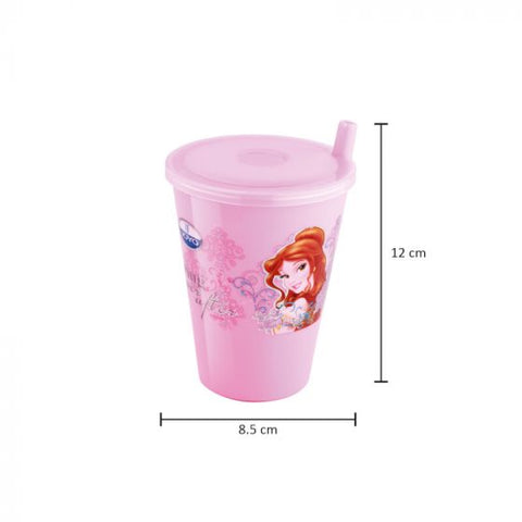 Joyo Plastic Disney Sipper Glass with Straw and Lid, 350ml | Best Plastic Sipper Glass with Straw and Lid for Kids Easy to sip Joyo Plastic Disney Sipper Glass with Straw and Lid, 350ml | Best Plastic Sipper Glass with Straw and Lid for Kids Easy to sip