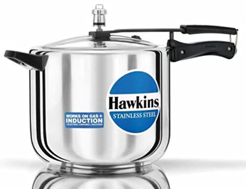 Hawkins D40 Pressure Cooker, 10 Litre, Silver – Extra Large Capacity Cooker for Commercial & Bulk Cooking Hawkins D40 Pressure Cooker, 10 Litre, Silver – Extra Large Capacity Cooker for Commercial & Bulk Cooking
