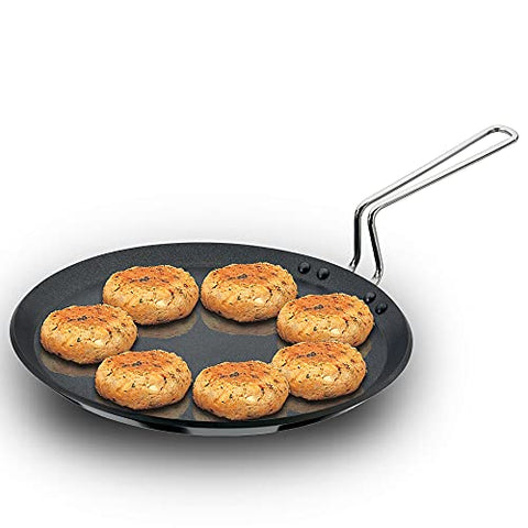 Futura Non-Stick Flat Tava Griddle, 30 cm, Black – Premium Tawa for Perfect Rotis, Dosas & Pancakes Futura Non-Stick Flat Tava Griddle, 30 cm, Black – Premium Tawa for Perfect Rotis, Dosas & Pancakes