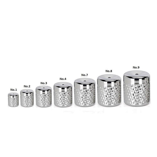 Semora Stainless Steel Tea & Sugar Container Set | Pearl Finish 7-Piece Kitchen Storage Canisters