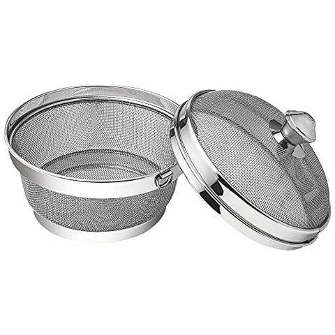 Damurhu Stainless Steel Elephant Multi Purpose Basket with Cover (Size-8)