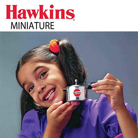 Hawkins Miniature Cooker, Toy Cooker for Kids, Mini Cooker, Small Cooker for Kids, Silver (MIN) Hawkins Miniature Cooker, Toy Cooker for Kids, Mini Cooker, Small Cooker for Kids, Silver (MIN)