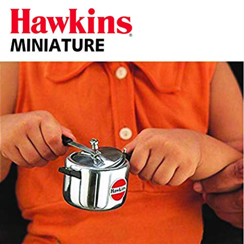 Hawkins Miniature Cooker, Toy Cooker for Kids, Mini Cooker, Small Cooker for Kids, Silver (MIN) Hawkins Miniature Cooker, Toy Cooker for Kids, Mini Cooker, Small Cooker for Kids, Silver (MIN)