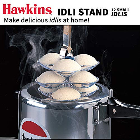 Hawkins Mini  Idli Stand for Pressure Cooker, 3-Liter, Small, Metallic Hawkins Mini  Idli Stand for Pressure Cooker, 3-Liter, Small, Metallic