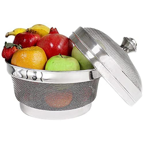 Damurhu Stainless Steel Elephant Multi Purpose Basket with Cover (Size-10)