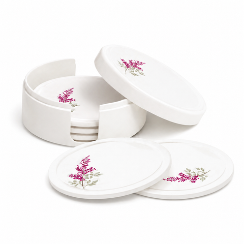 MILTON COASTER RD 6pc SET WHITE
