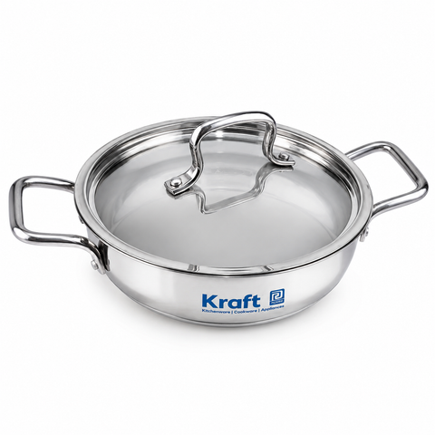 KRAFT FTTK20  EXTRA DEEP KADAI W/ SS.LID 20 CM (1.5 L)