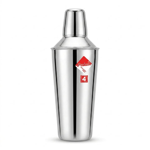 SS COCKTAIL SHAKER 4 PRAKASH 750ML POLISH