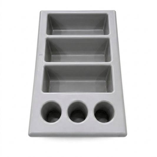 AS Cutlery Tray 6 In 1 – Multi-Compartment Kitchen Drawer Organizer