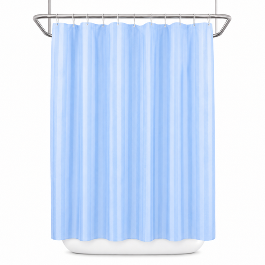 PI-Mat Striepe Shower Curtain – Striped Bathroom Curtain