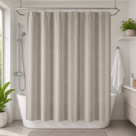 PI-MAT STRIEPE SHOWER CURTAIN CODE-1068