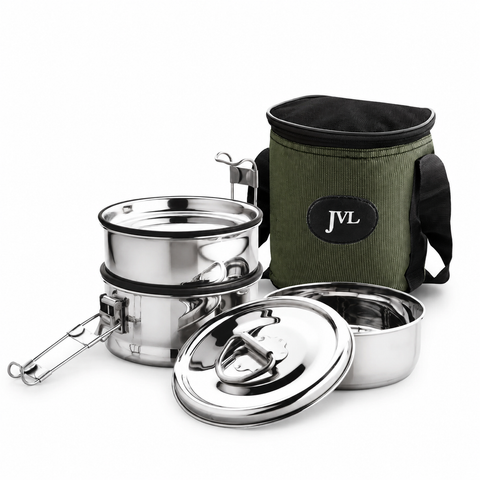 JVL Stainless Steel Leak Proof Lunch Box TLP-0 – Food Storage