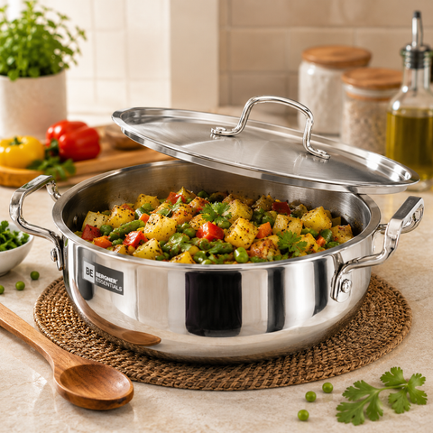 Bergner BGIN-6259 Esse Avadh Biryani Pot 28cm – Triply Cookware