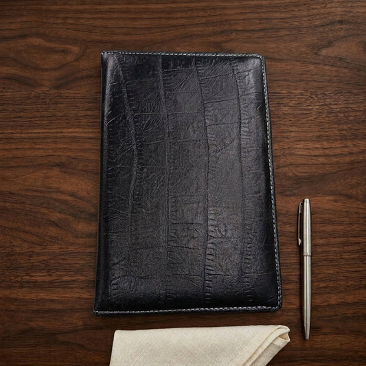Skylark Thank You Bill Folder Crocodile Dlx – Premium Leather Check Folder
