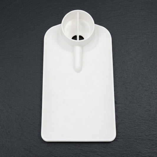 SW (White) Spade Platter 12x7.5 Inch – Elegant Ceramic Serving Tray