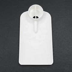 SW (White) Spade Platter 12x7.5 Inch – Elegant Ceramic Serving Tray