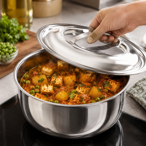 Solitaire Stainless Steel Belly Casserole – Solitaire Cookware
