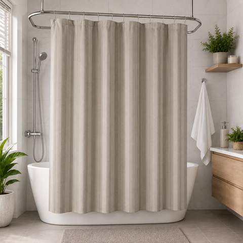 PI-MAT STRIEPE SHOWER CURTAIN CODE-1068
