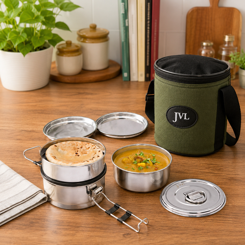 JVL Stainless Steel Leak Proof Lunch Box TLP-0 – Food Storage