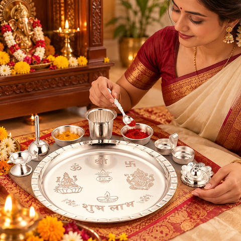 SEMORA SWASTIK POOJA SET3127