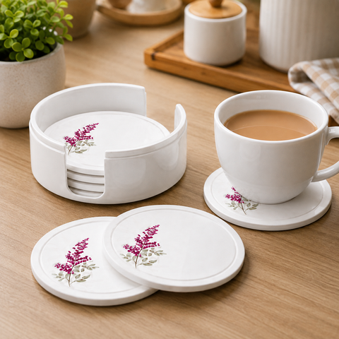 MILTON COASTER RD 6pc SET WHITE