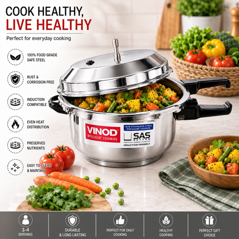 VINOD PPWCJU JUMBO DEEP PAN PR.COOKER 6L WL