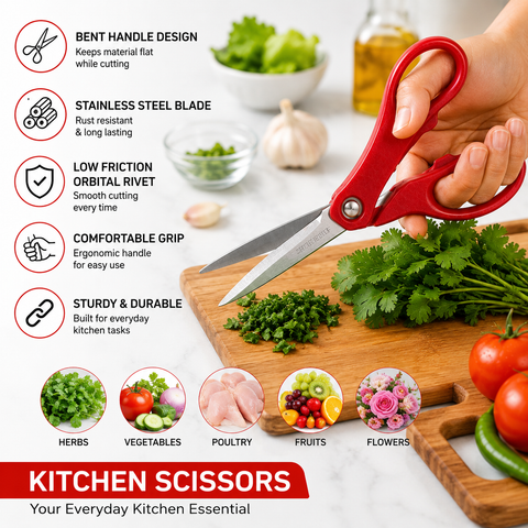 Munix AS-5180/P Scissor 202mm – Multi-Purpose Stainless Steel Scissors