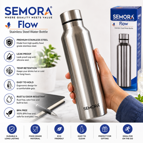 SEMORA FLOW 1L SS BOTTLE