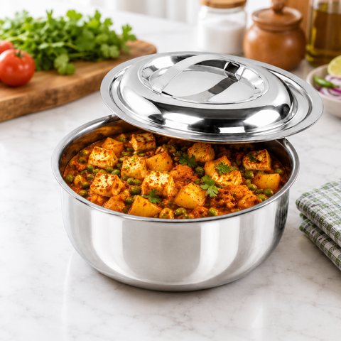 Solitaire Stainless Steel Belly Casserole – Solitaire Cookware