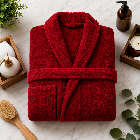 WELSPUN DEW BATH ROBE ASSORTED L SIZE