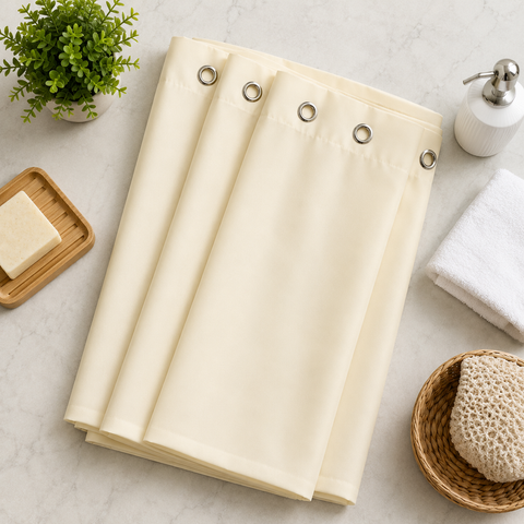 PI-MAT STRIEPE SHOWER CURTAIN CODE-1068