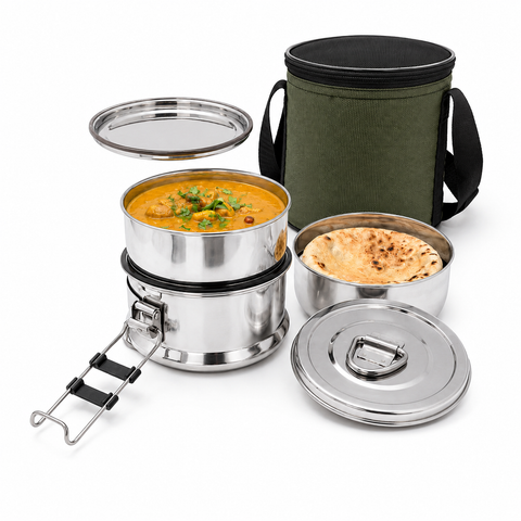 JVL Stainless Steel Leak Proof Lunch Box TLP-0 – Food Storage