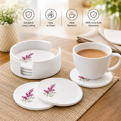 MILTON COASTER RD 6pc SET WHITE